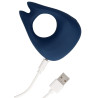 Cockring Vibrant Pointu Baltic 34mm Bleu