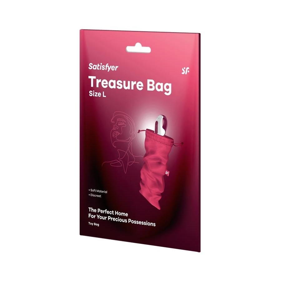 Pochette de Rangement Treasure Bag L Rose