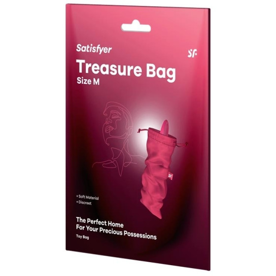 Pochette de Rangement Treasure Bag M Rose
