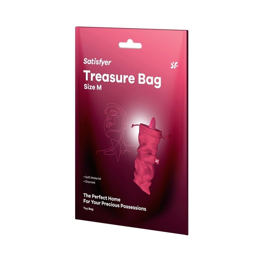 Pochette de Rangement Treasure Bag M Rose