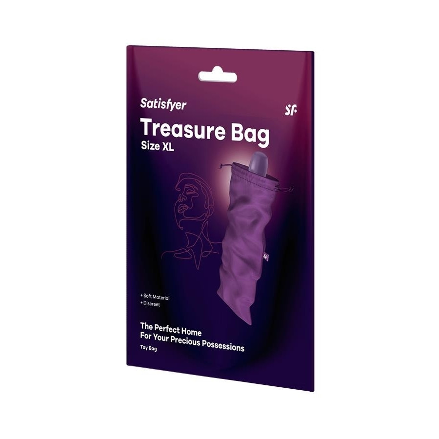 Treasure Bag XL Violet storage pouch