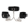 Collier et Menottes de poignets Heavy Taboom Noir