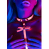 Harnais Sexy Glow In The Dark L/XL Rose