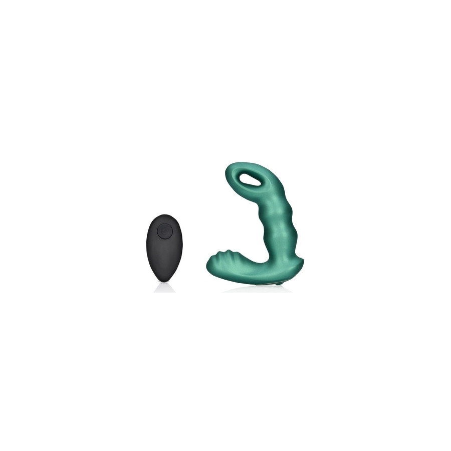 Beaded Prostate Stimulator 10 x 3.5cm Metallic Green Beaded Prostate Stimulator 10 x 3.5cm Metallic Green