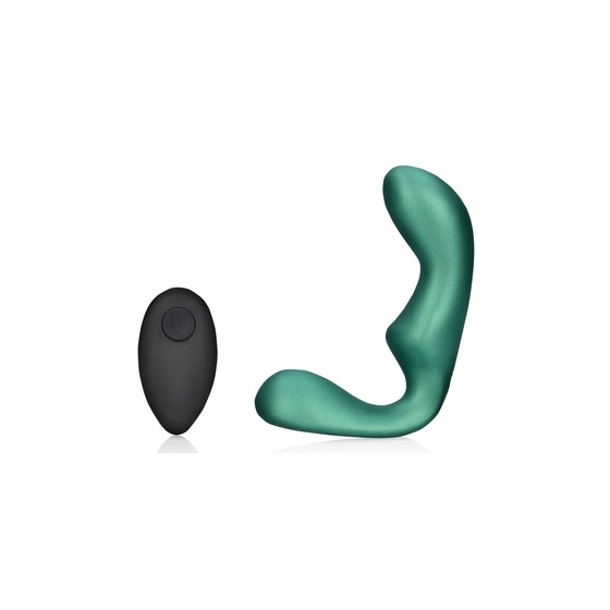 Pointed Prostate Stimulator 11.5 x 3.5 cm Metallic green
