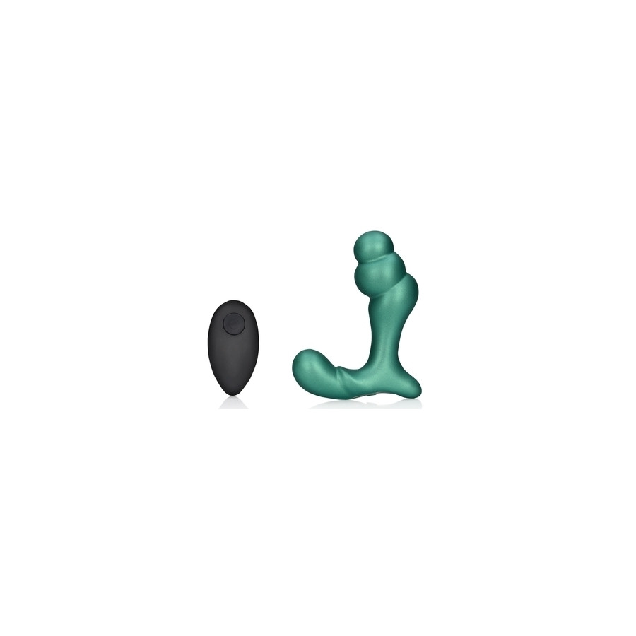 Stacked Prostate Stimulator 10 x 3.6 cm Metallic green Stacked Prostate Stimulator 10 x 3.6 cm Metallic green