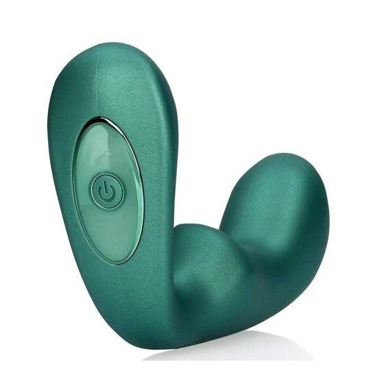 Pointed Prostate Stimulator 11.5 x 3.5 cm Metallic green