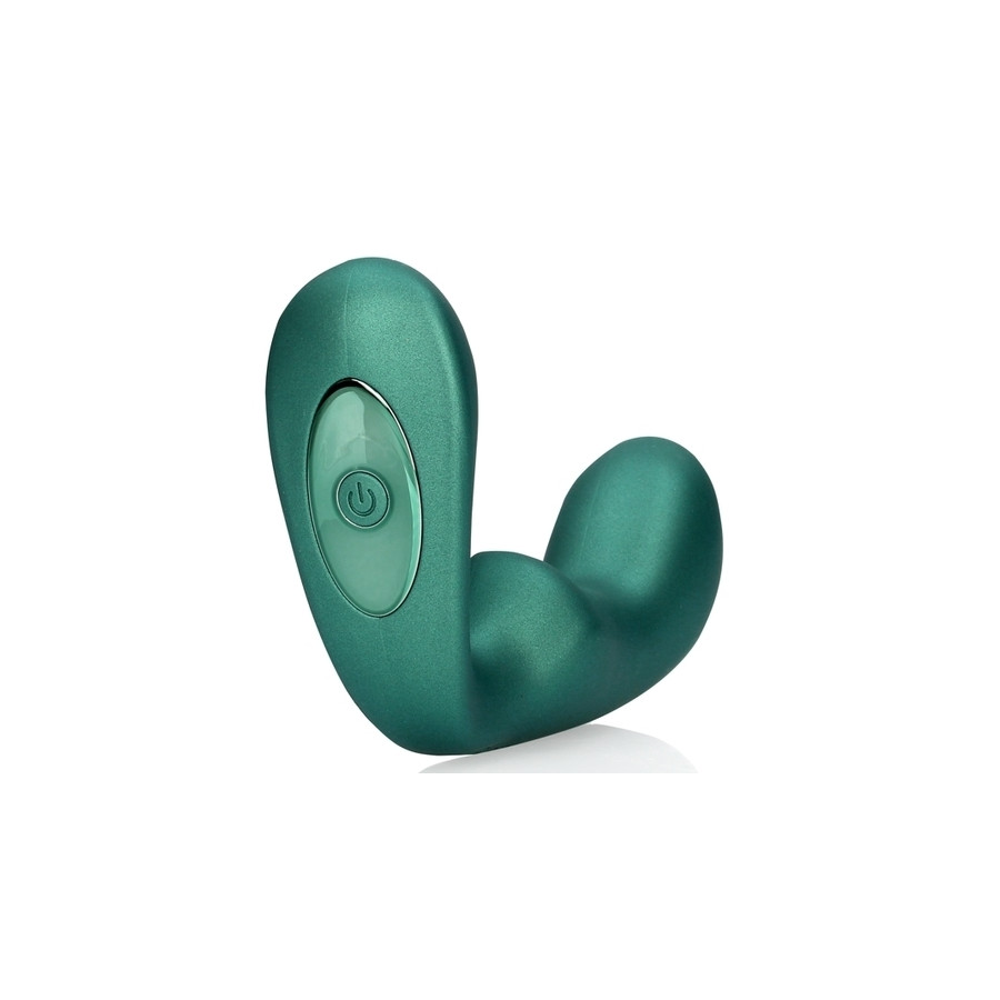 Pointed Prostate Stimulator 11.5 x 3.5 cm Metallic green