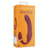 Vibromasseur sans harnais Strapless Loveline 12 x 3.8cm Violet