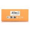 Vibromasseur sans harnais Strapless Loveline 12 x 3.8cm Violet