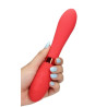 Smooth Line Vibrator 11 x 3.4 cm Red