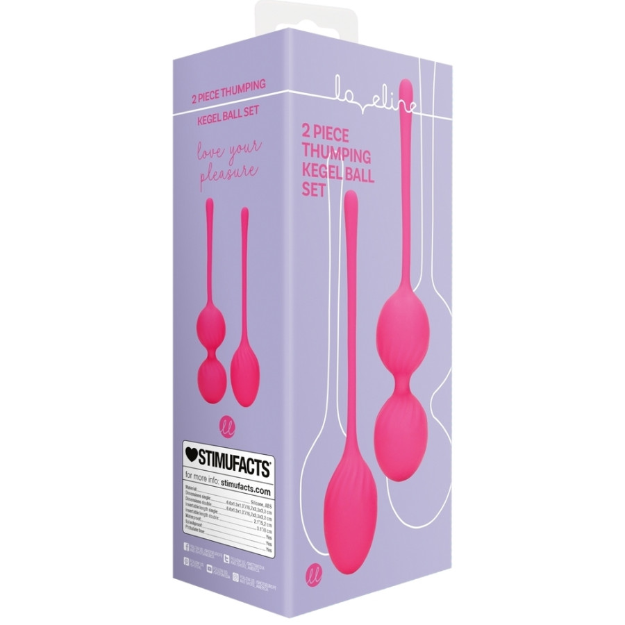 Duo of 2 Wildberry Geisha Balls
