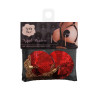 Cache-Tétons Sequin avec Chaîne Nipple Couture Rouge