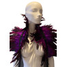 Couvre-Épaules Plumes Violet
