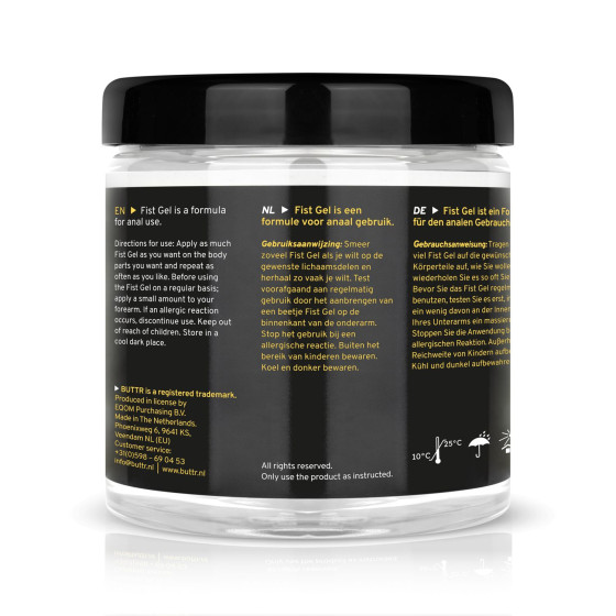 Lubricant Water Buttr Fist Gel 500ml