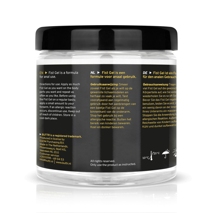 Lubricant Water Buttr Fist Gel 500ml