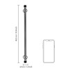 Spreaderiron tie bar 40cm