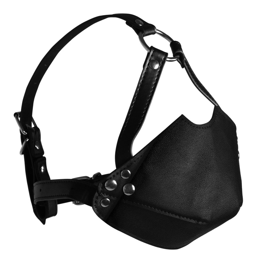 Gag with Ball and Muzzle Gag Black