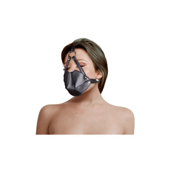 Gag with Ball and Muzzle Gag Black