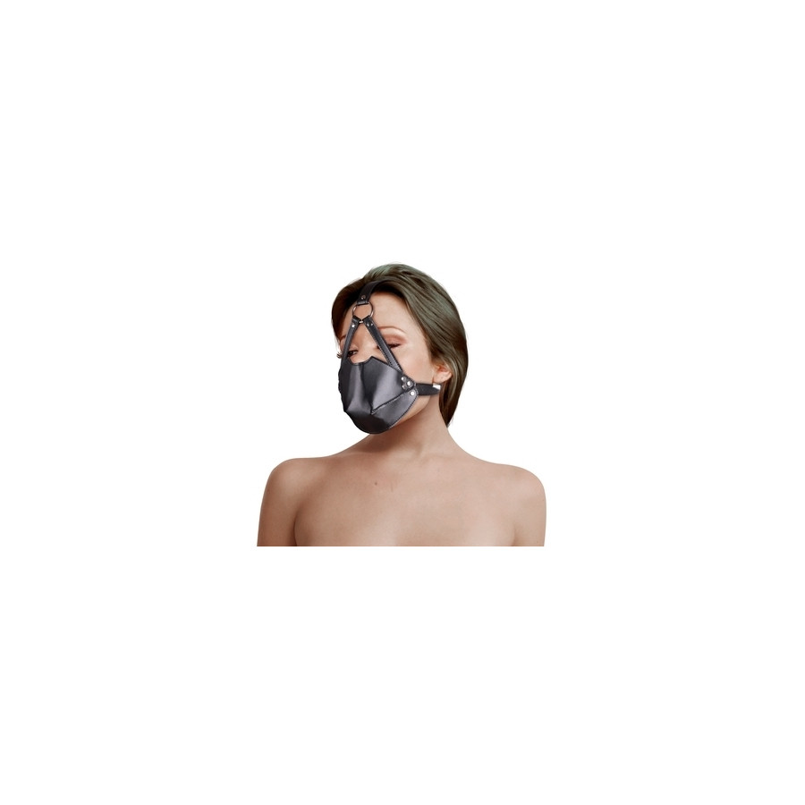 Gag with Ball and Muzzle Gag Black