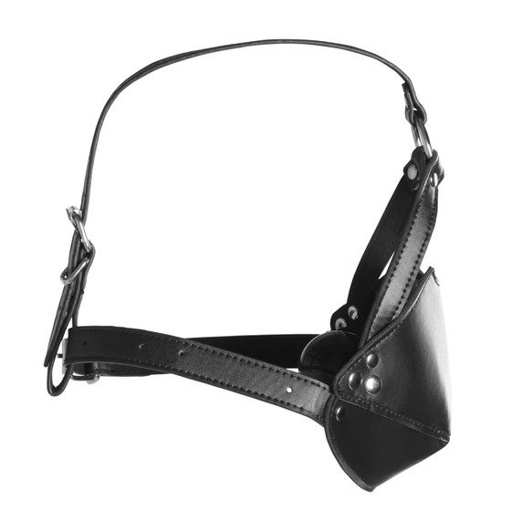 Gag with Ball and Muzzle Gag Black
