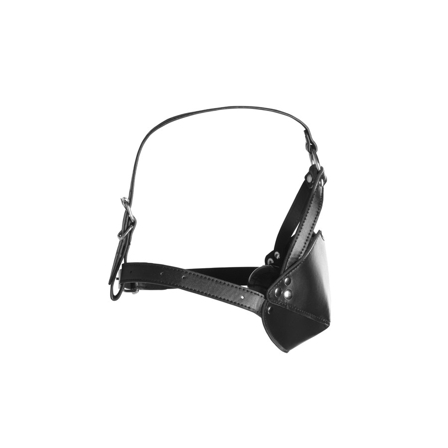 Gag with Ball and Muzzle Gag Black
