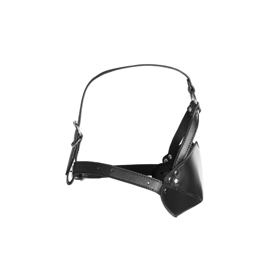 Muselière avec Bâillon Head Harness Noire