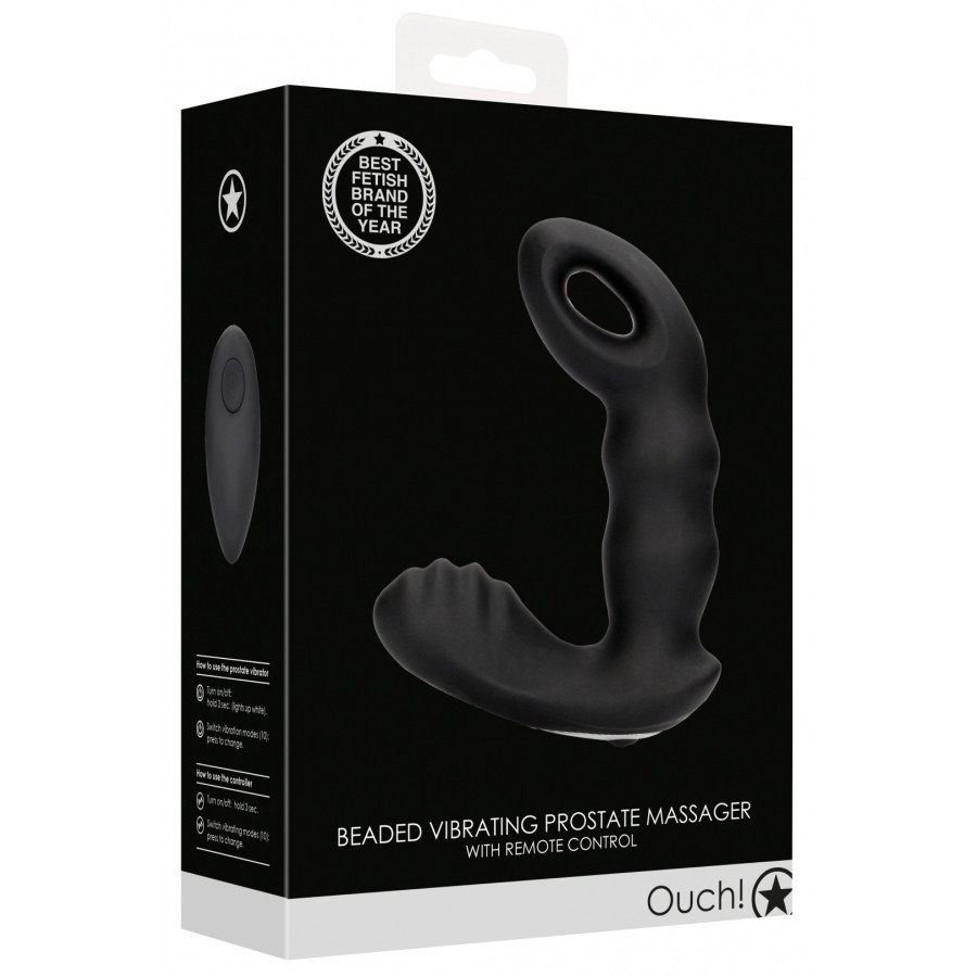 Beaded Prostate Stimulator 10 x 3.5cm