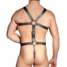 Leathercock Full Body Harness with Penis Ring S/L