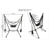 Balançoire autoportante Sex Swing Noire