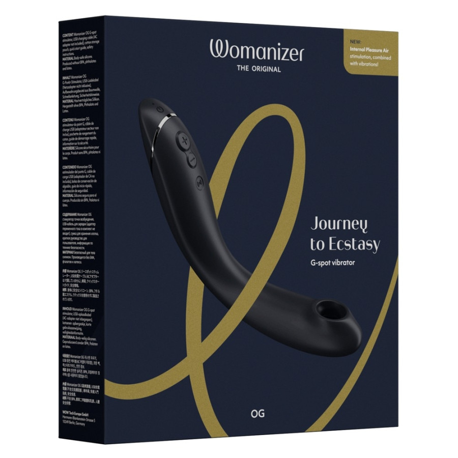 Stimulateur de clitoris Womanizer OG Noir