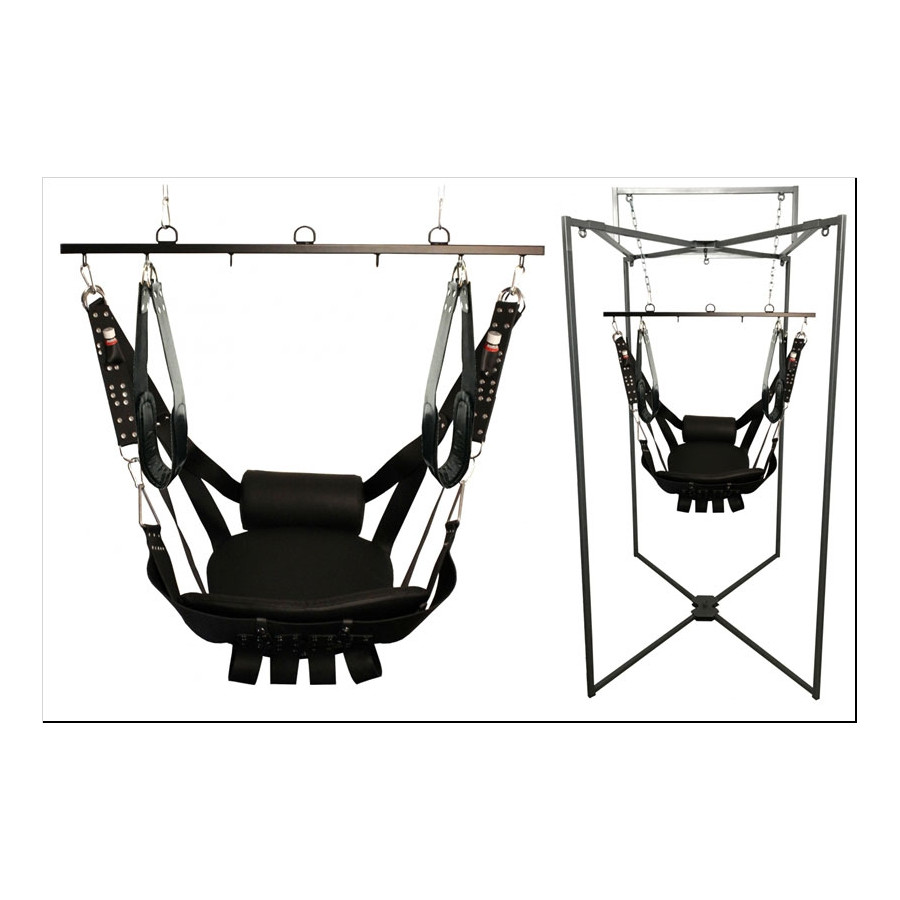 Kit Sling Cuir Deluxe VIP Noir Armature Grise