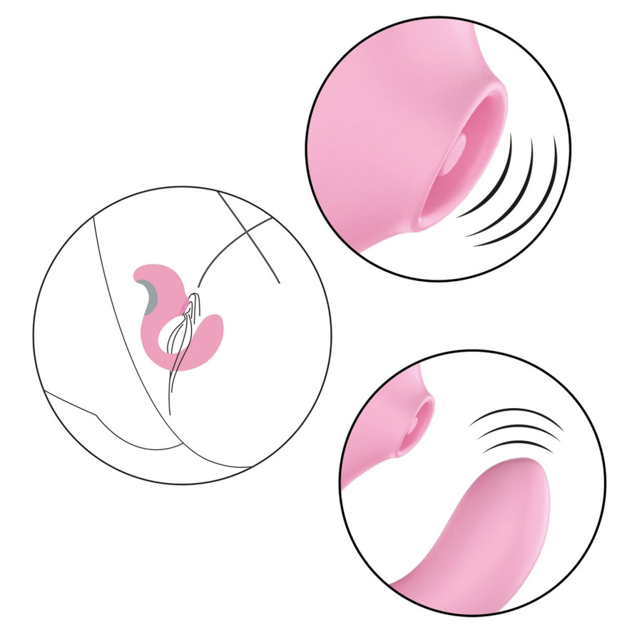 Stimulateur de Clitoris et Point G TWIST 8 x 3cm