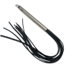 Martinet 12 brins en cuir - Manche Alu - 53cm