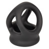 Ballstretcher en silicone Alpha Dual 37 mm Noir