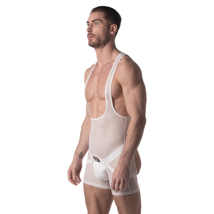 Singlet Backless Pan Blanc