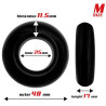 Lot de 3 cockrings souples Beast Ring Noirs