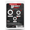 Lot de 3 cockrings souples Beast Ring Noirs