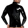 T-shirt sexy Vinyl Up Noir