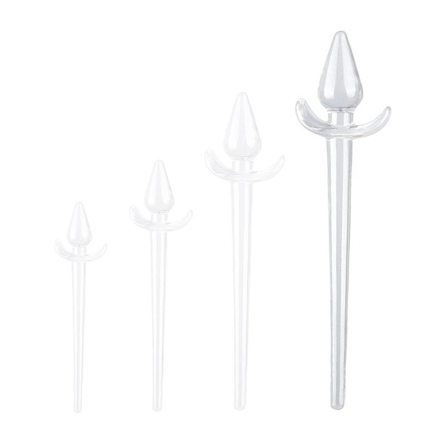 Plug queue Zoo Tail XL 12 x 6 cm - Queue 30 cm Transparente