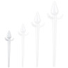 Plug Tail Zoo Tail S 6 x 2.5 cm - 16 cm Transparent Tail