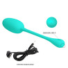 Oeuf Vibrant Knucker 7 x 3.3cm Turquoise