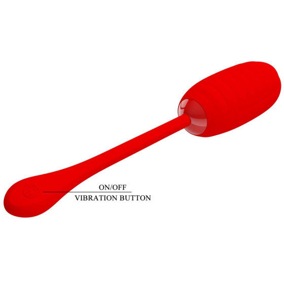 Oeuf Vibrant Kirk 8 x 3.5cm Rouge
