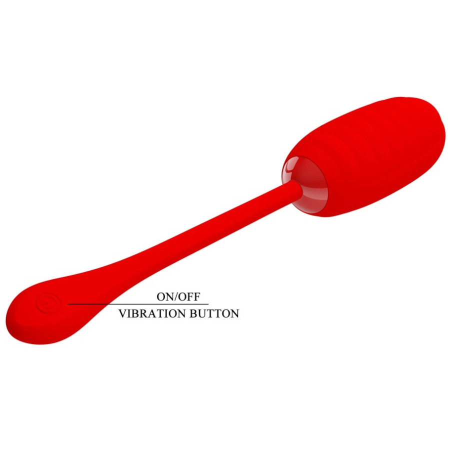 Oeuf Vibrant Kirk 8 x 3.5cm Rouge
