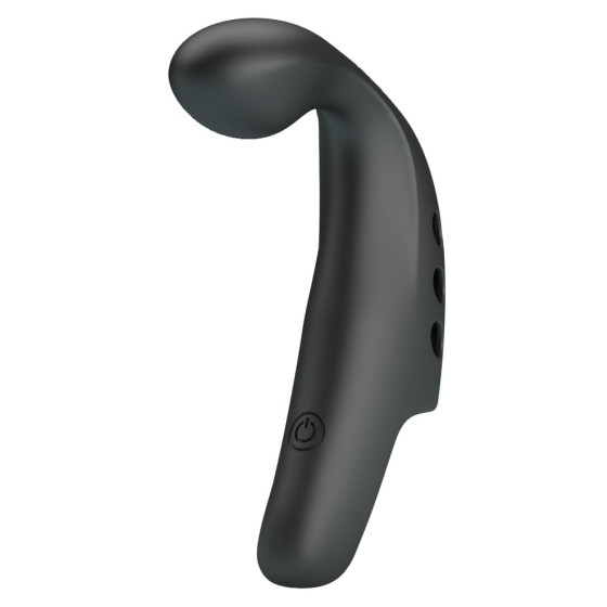 Gorgon Pretty Love Vibrating Finger Sleeve 10.5 x 2cm Black