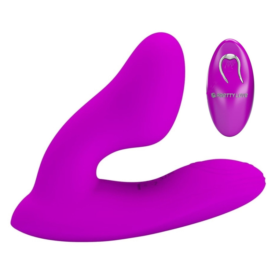 Double stimulateur Melvin Pretty Love 12 Vibrations Double stimulateur Melvin Pretty Love 12 Vibrations