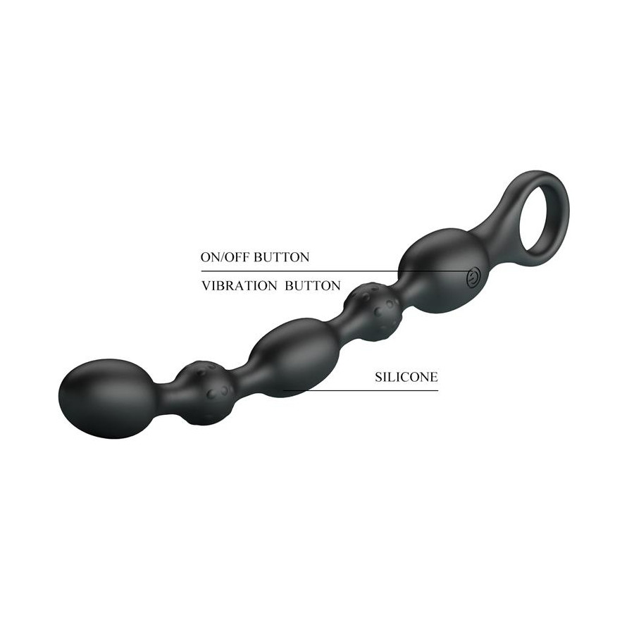 Van Pretty Love vibrating balls 16 x 2.3 cm Black