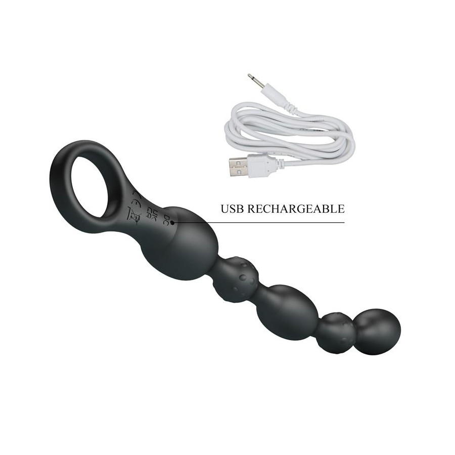Van Pretty Love vibrating balls 16 x 2.3 cm Black