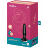 Plug anal vibrant connecté Ilicious 2 Satisfyer 10 x 3cm Noir