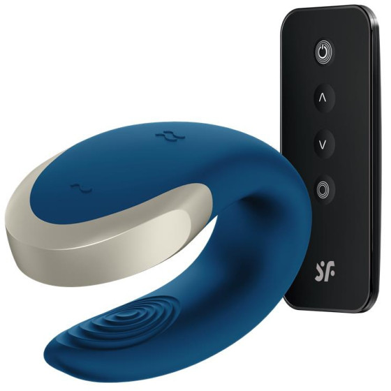 Stimulateur connecté DOUBLE LOVE LUXURY Bleu